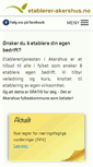 Mobile Screenshot of etablerer-akershus.no