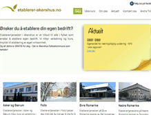 Tablet Screenshot of etablerer-akershus.no